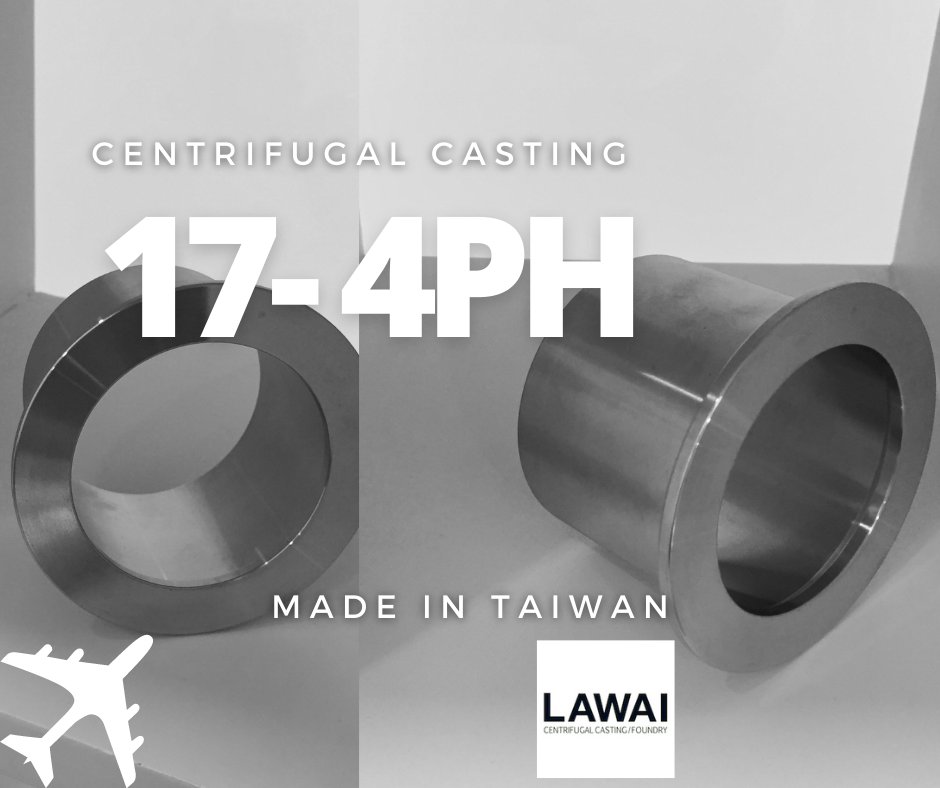 龍吉宇精密股份有限公司製造17-4PH離心鑄造管材bushing應用於航太業