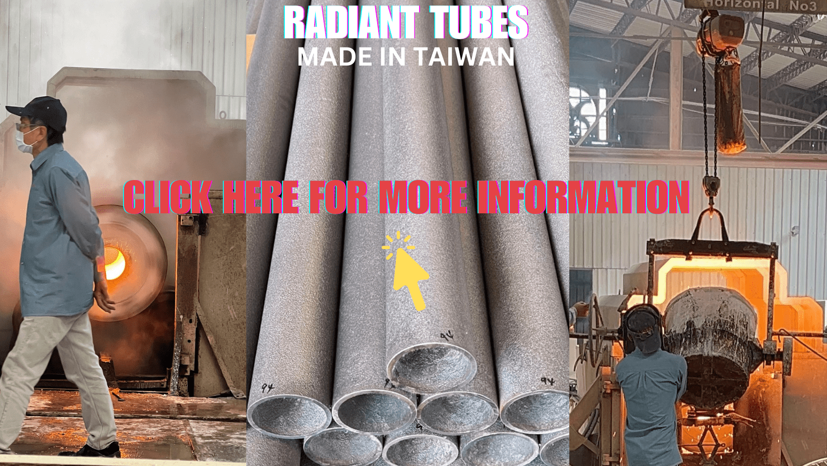 The radiant tubes manufactured by centrifugal casting are always your priority