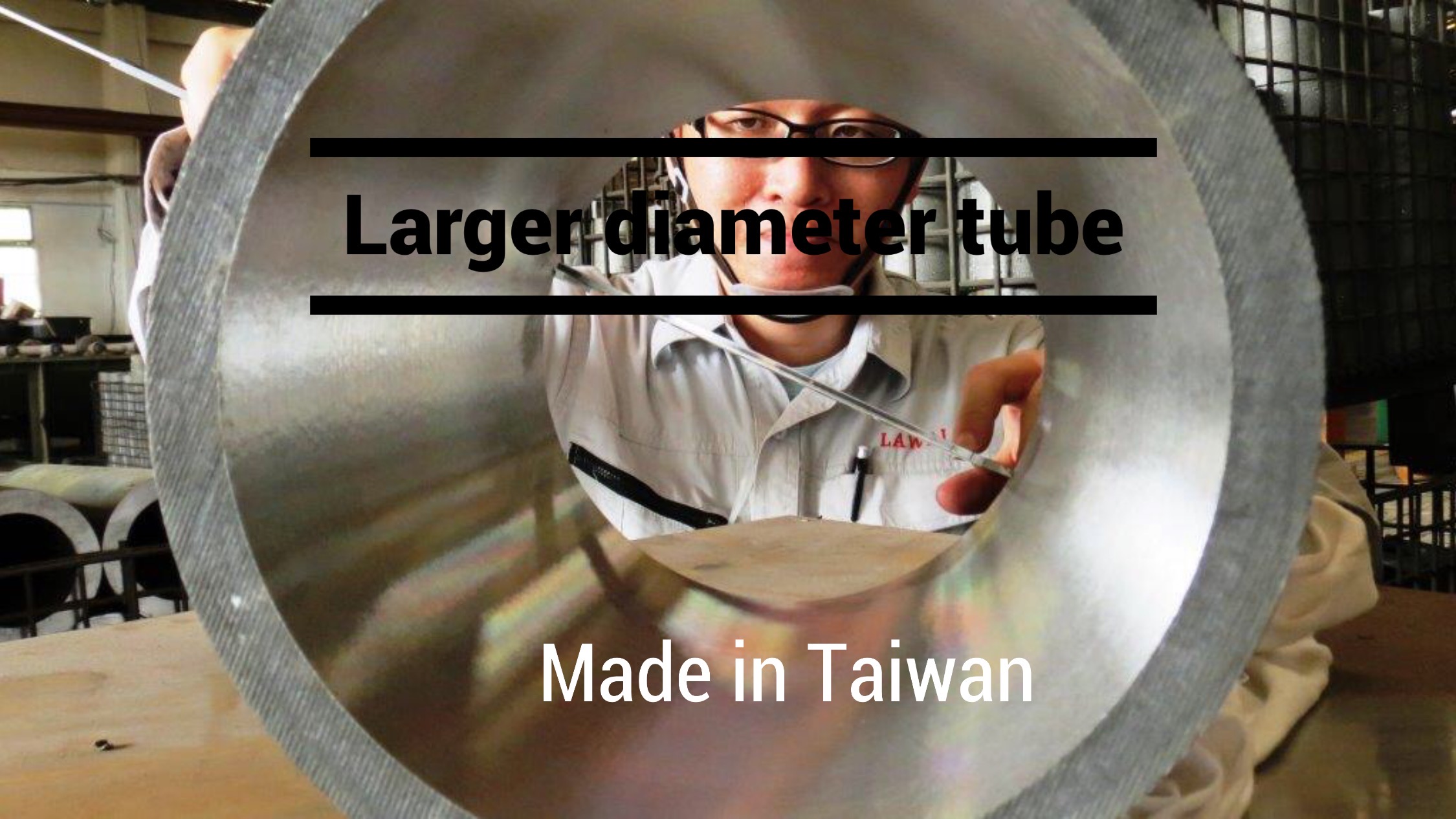 Stainless steel tube with larger diameter by centrifugal casting