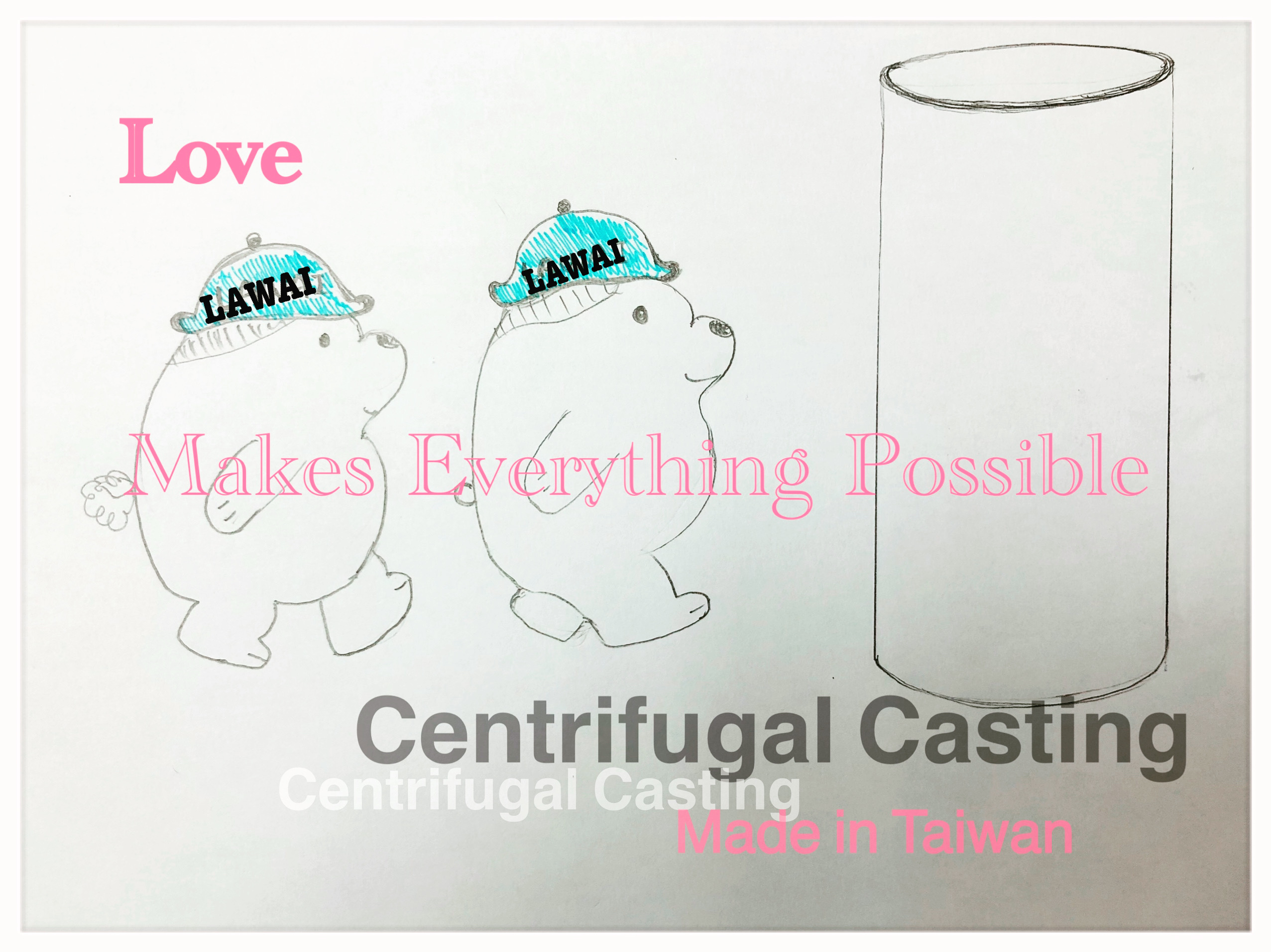 LAWAI INDUSTRIAL CORPORATION is the centrifugal casting tubes and rings foundry
