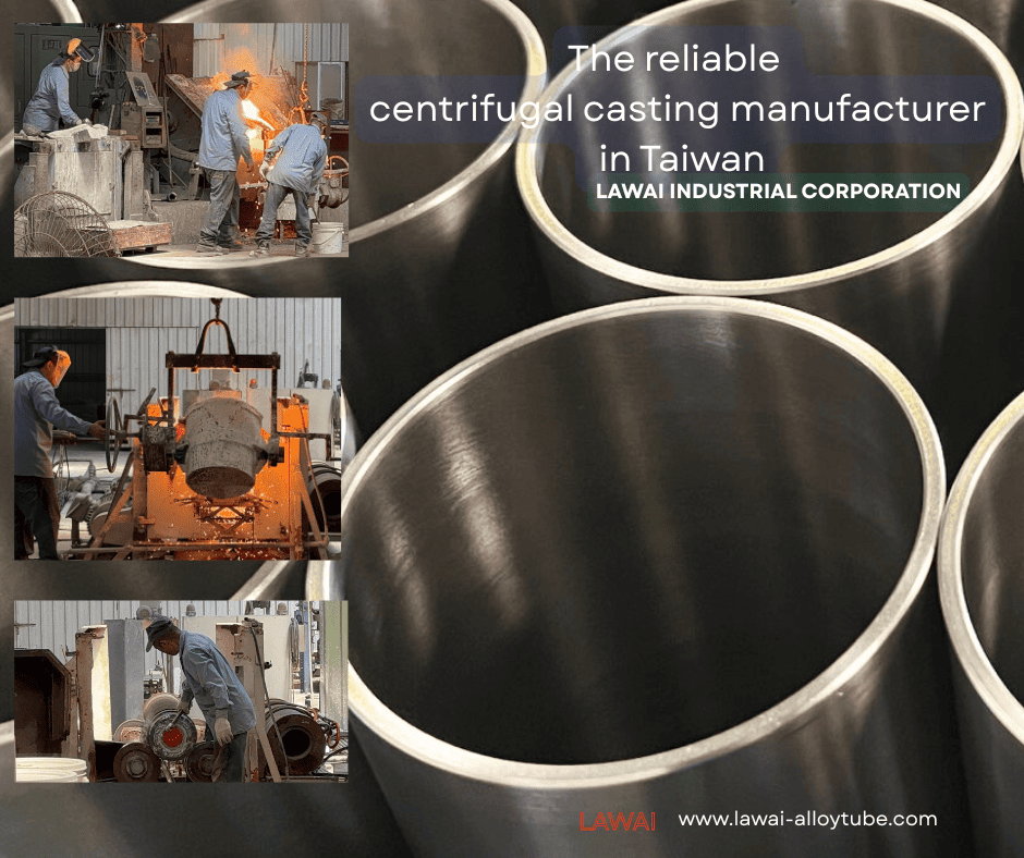 LAWAI INDUSTRIAL CORPORATION is the centrifugal casting foundry in Taiwan to supply Ni-resist type 1 cast iron tubes to the international market