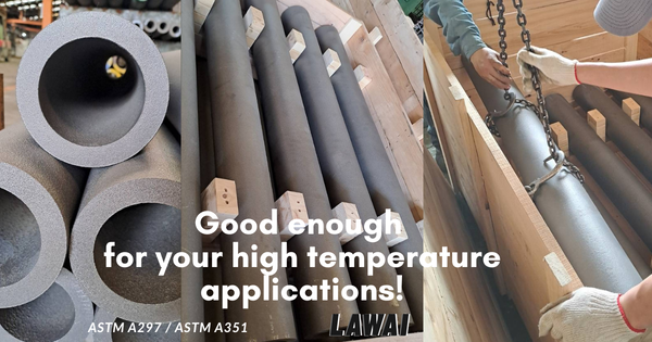 LAWAI produces HK40 tubes by centrifugal casting that are more heat-resistant than SS310 tubes
