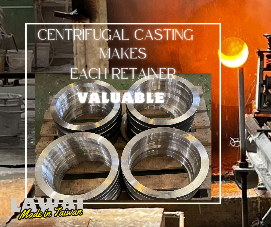 Butterfly valve seat retainers manufactured by centrifugal casting at LAWAI INDUSTRIAL CORPORATION are high quality and valuable