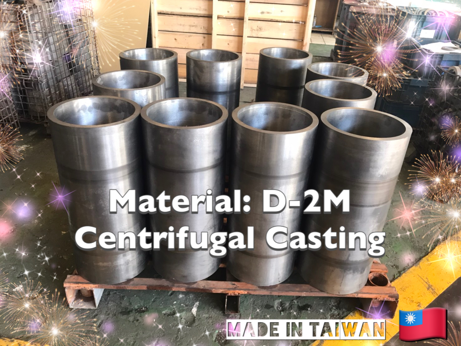 The Ni-resist D-2M tubes produced by centrifugal casting at LAWAI INDUSTRIAL CORPORATION