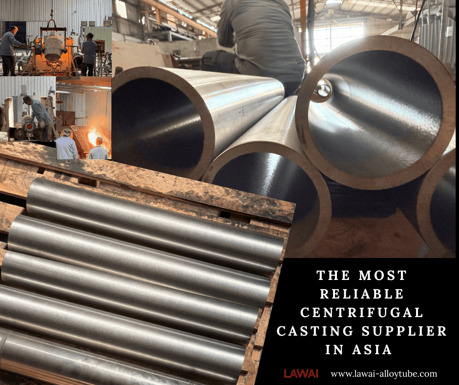 LAWAI has been over 30 years in centrifugal casting in Taiwan and supplied custom hollow Ni-resist cast iron tubes all over the world