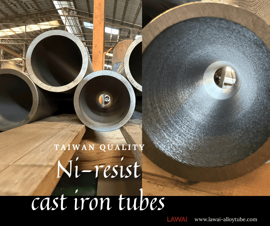 LAWAI is the centrifugal casting foundry in Taiwan which is able to produce custom hollow Ni-resist cast iron tubes
