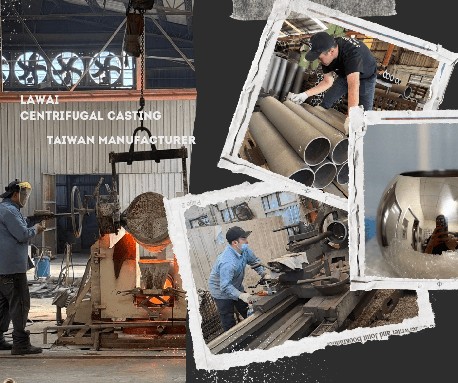 LAWAI INDUSTRIAL CORPORATION is the only centrifugal casting manufacturer in Taiwan able to produce INCOLOY 800H valve balls(hollow balls)