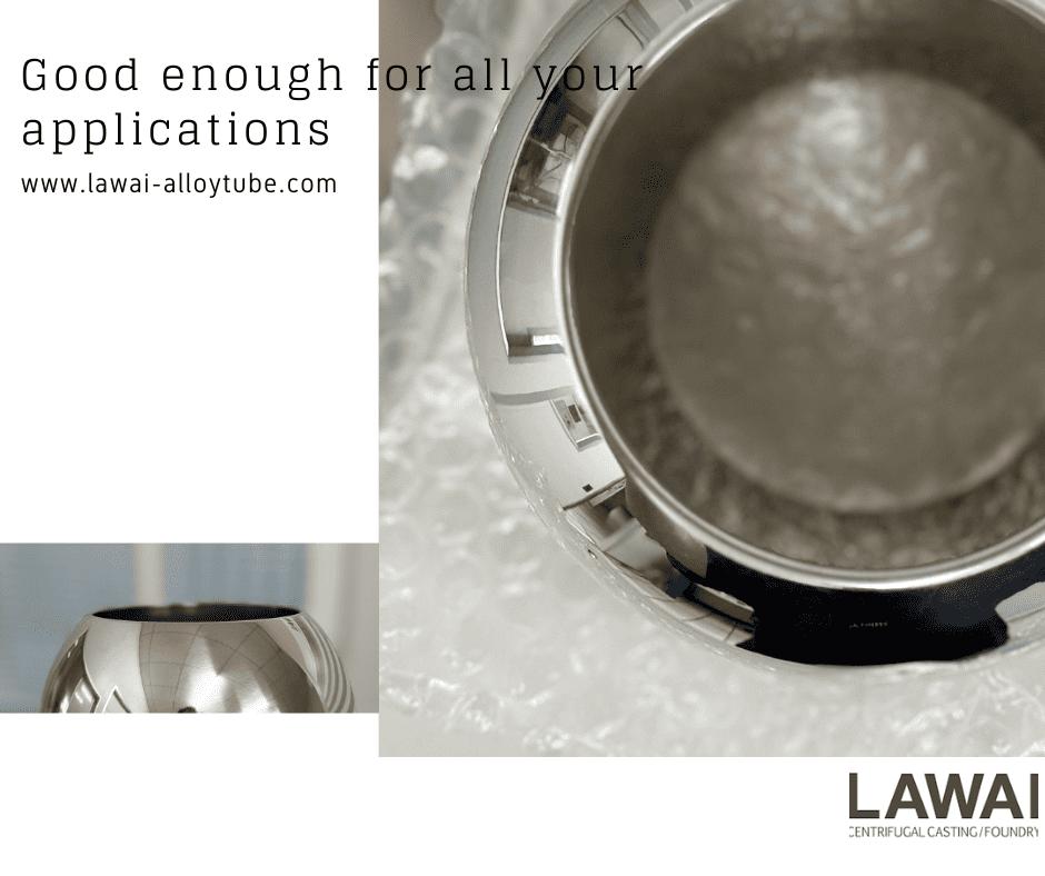 LAWAI INDUSTRIAL CORPORATION produces INCOLOY 800H valves balls(hollow balls) by centrifugal casting(spun casting) in Taiwan