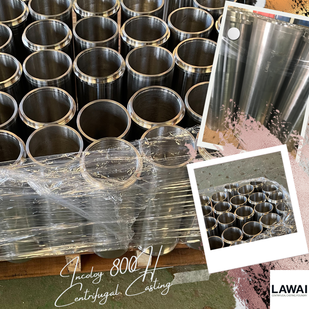 Incoloy 800H tube produced by centrifugal casting at LAWAI INDUSTRIAL CORPORATION