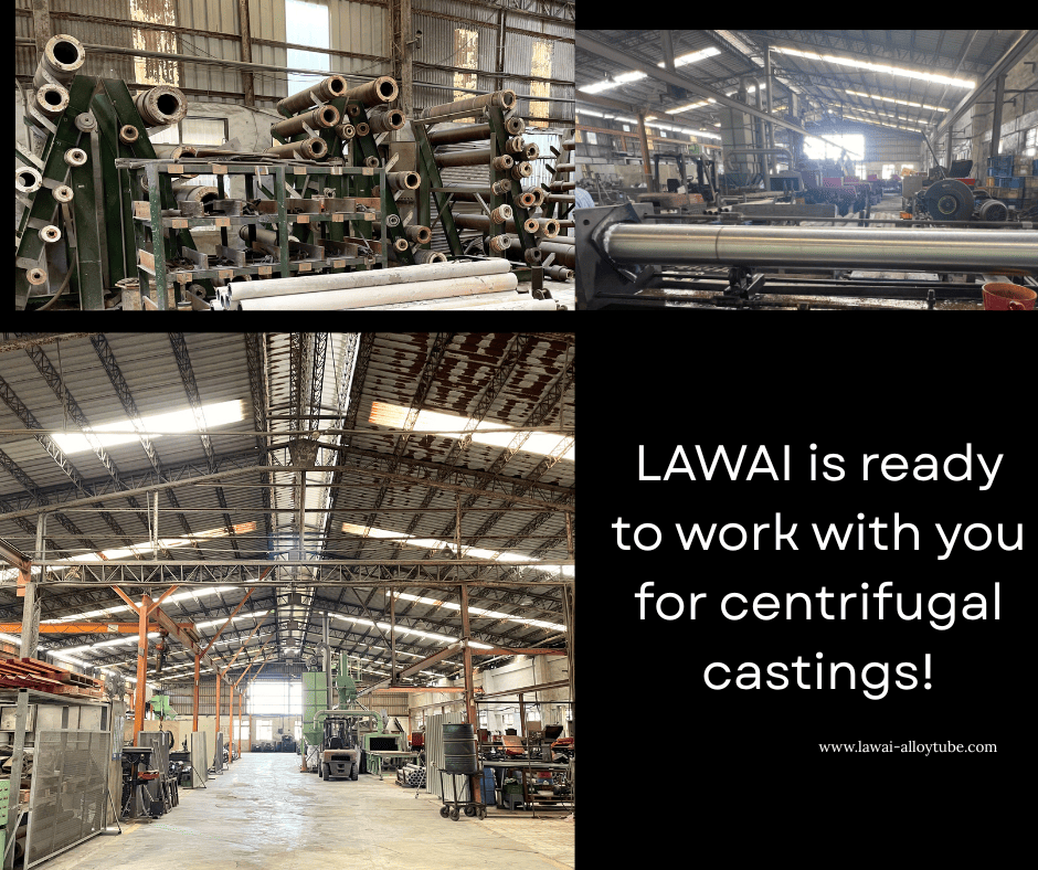 LAWAI is the centrifugal casting foundry in Taiwan that produces stainless steel, heat-resistant alloys, Ni-resist and superalloy centrifugally cast products