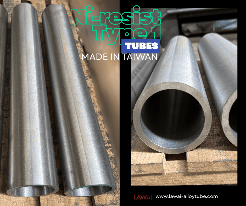 LAWAI INDUSTRIAL CORPORATION is the centrifugal casting manufacturer able to produce custom Ni-resist type 1 cast iron tubes in Taiwan