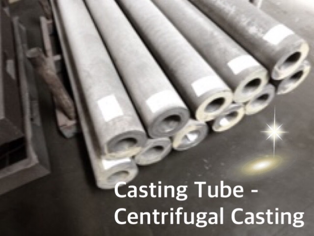 Casting tube manufactured by centrifugal casting technique