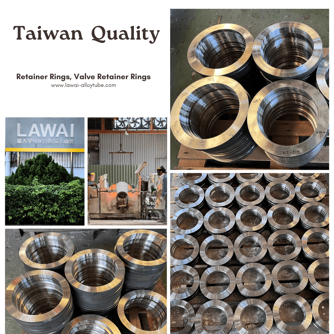 LAWAI INDUSTRIAL CORPORATION is the centrifugal casting foundry producing stainless steel rings in Taiwan in Asia
